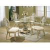 Formal Glass Top Dining Set