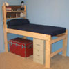 Unfinished  High Riser Bed