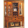 Solid Hardwood Mission Buffet/Hutch 100624 (CO)