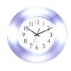 Chrome Finish Wall Clock 1251AL (PJ)