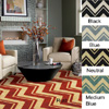 Classic Chevron Area Rug 14697345(OFS197)