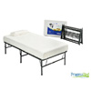 Quad-Fold Twin XL Frame with Memory Foam MattressKTXB_(PBFS 