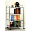 3 Tier Bookcase In Chrome 2813(PJFS15)