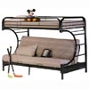 Twin/Full C Shape Futon Bunk Bed 732_(ABC)