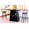 Wooden Bar Table In Black 2232BK (PJ)
