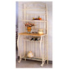 Ivory White Metal Baker Rack 2311 (CO)