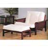 Sleigh Arm Futon Chair With Ottoman  2521C (IEM)