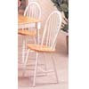 Natural/White Finish Windsor Chair 2613NW (A)