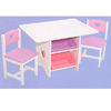 Heart Table Set w/Pastel Bins 26913 (KK)