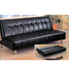 Black Futon Sofa Bed 300118 (CO)