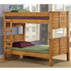 Twin or Full Panel Post Bunk Bed 3018 (PC)