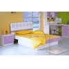 Baby Purple N White Childrens Bed Set  392_ (PF)