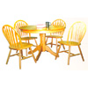 5-Piece Natural Dinette Set 4137/25A (PJ)