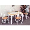5-Pc Dinette Set In Natural/White Finish 4145/4129 (CO)