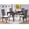 Solid Wood Dinette Set In Cappuccino Finish 4159/4104(PJ)