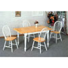 5-Pc Solid Wood Dinette Set In Natural/White 4164-29 (CO)