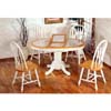 5-Pc Dining Set In Natural/White 4253/4190A (CO)