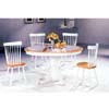 5-Pc Natural/White Dining Set 2506(ML)/4517(CO)