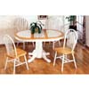 5-Pc Natural/White Dining Set 2506(ML) /4252(CO)