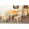 5-Pc Dinette Set In Natural/White 4258/4117 (CO)