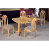 5-Pc Dining Set In Natural Finish 4363/4355 (COu)