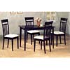 5-Pc Dinette Set In Capuccino Finish 4430 (COu)