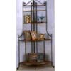 Corner Rack In Dirty Oak Finish 4484 (COui)