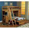 Wrangle Hill Twin/Twin Loft Bed 460141(CO)