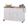 Dual Top Work Island 46401WHT-01-KD (LN)