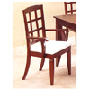 Block Back Arm Chair In Cherry Finish 4748 (CO)