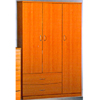 Extra Large 3 Doors 2 Drawer Closet  UF_(UTD)