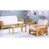 Natural Finish All Wood Futon Sofa 4846 (CO)