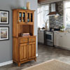 Cottage Oak Hutch Buffet with Wood Top 5001-0061-62(OFS)