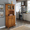 Cottage Oak Hutch Buffet with Wood Top 5001-0066-62(OFS)