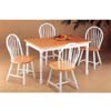 5-Pc Natural/White Dinette Set 902WN/WA(P)