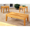 3-Pc Maple Parquet Coffee And End Table Set 5734 (CO)