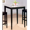 Black Finish Bar Table With Granite Top 5868 (CO)