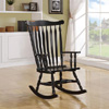 Traditional Wood Rocking Chair Black 600185(COFS)