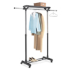 Deluxe Adjustable Garment Rack With Shelf 6021-1751(WT)