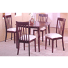 5- Pcs Espresso Finish Dinette Set 6201(ABC)