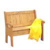 Santa Fe Bench 6215SF-01-KD-U (LN)