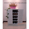 Wooden Shoe Cabinet with Louvered Doors HC-005(AZFS)