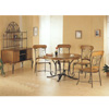 5-Pc Wood And Metal Dining Set 7236/37 (CO)