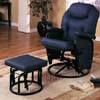 Navy Blue Glider Rocker 7298 (CO)