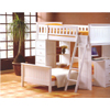 Wood Twin/Twin Loft Bunk Bed 7415(ABC)