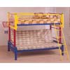 Multicolor Twin/Futon Bunk Bed 7498 (CO)