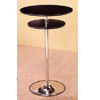 Black Bar Table With Chrome Base 7527 (CO)