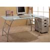 Glass Top Office Desk 800241 (CO)