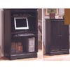 Computer Cabinet In Black Finish 800751 (CO)