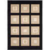 Rug 8925 Black (HD) Modern Weave Collection